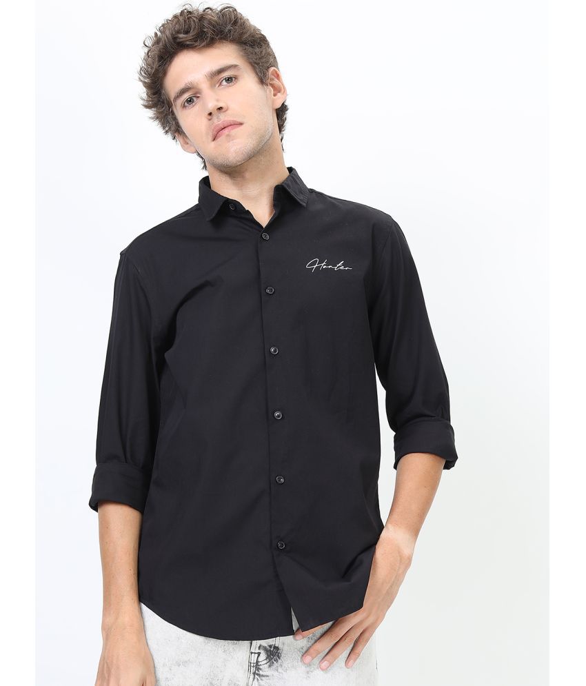     			Ketch 100% Cotton Regular Fit Printed Full Sleeves Men's Casual Shirt - Black ( Pack of 1 )