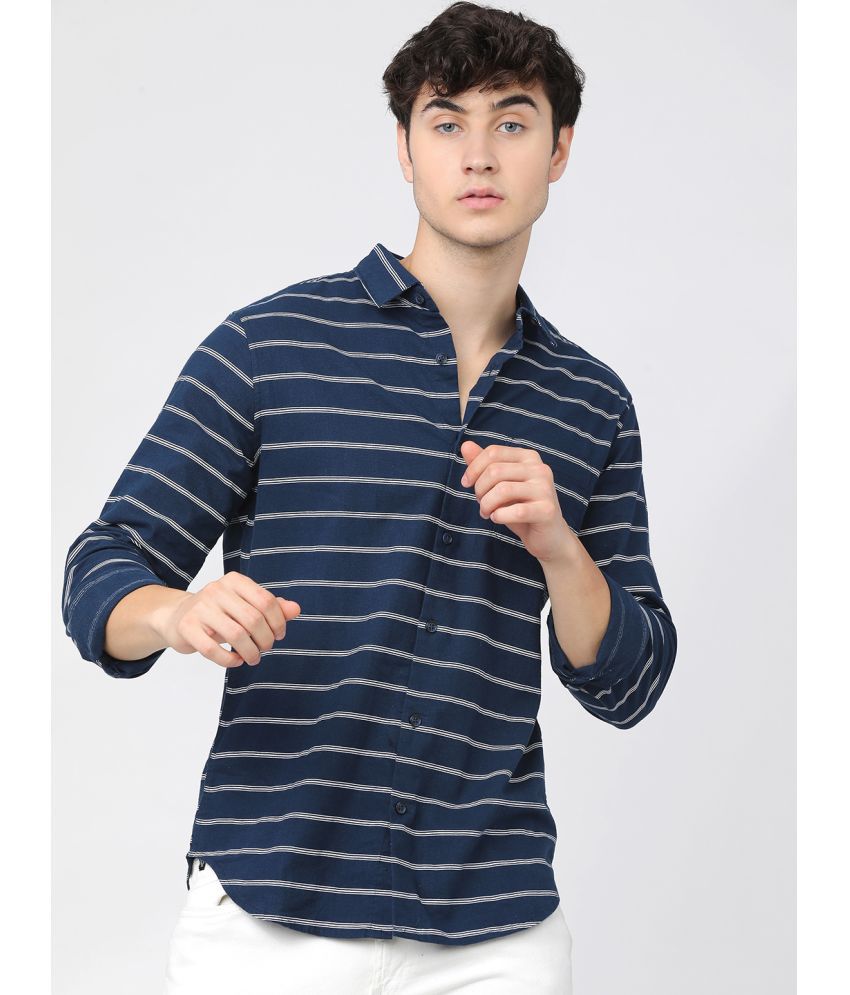     			Ketch 100% Cotton Regular Fit Striped Full Sleeves Men's Casual Shirt - Multicolor ( Pack of 1 )