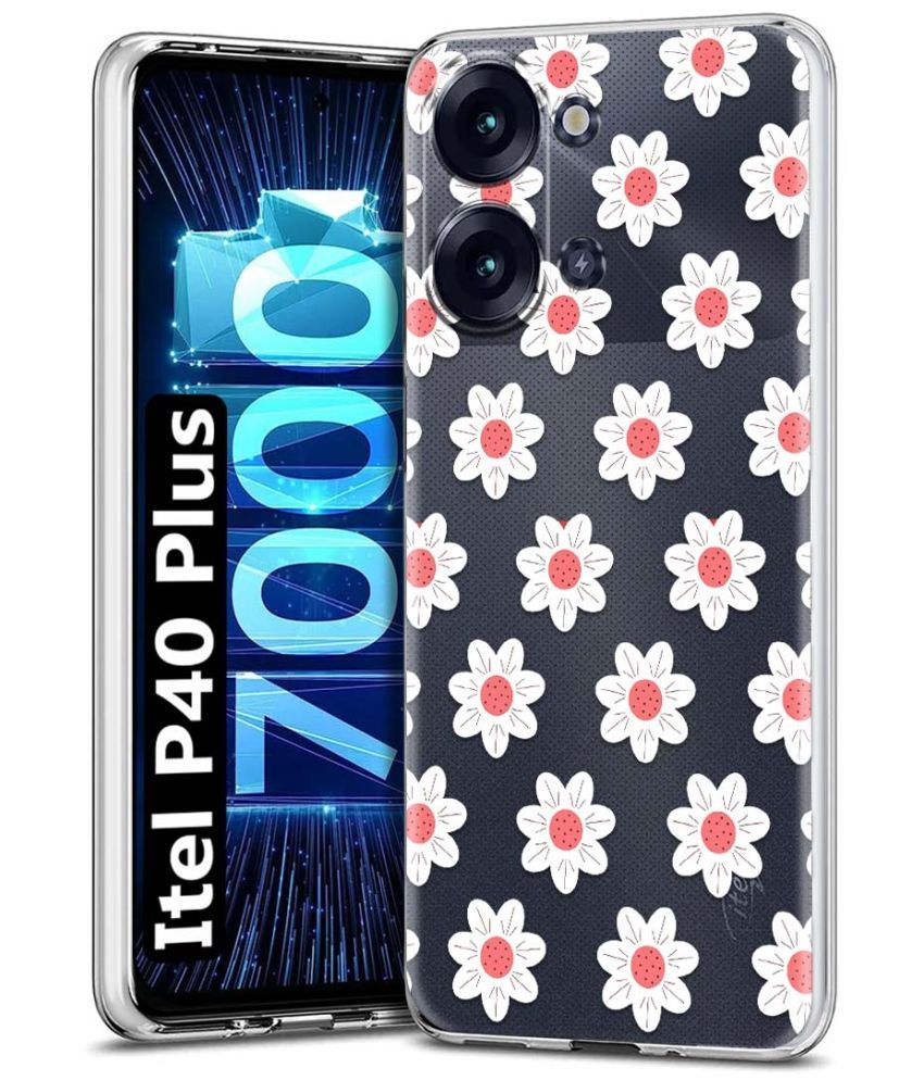     			Fashionury Multicolor Printed Back Cover Silicon Compatible For Itel P40 Plus ( Pack of 1 )