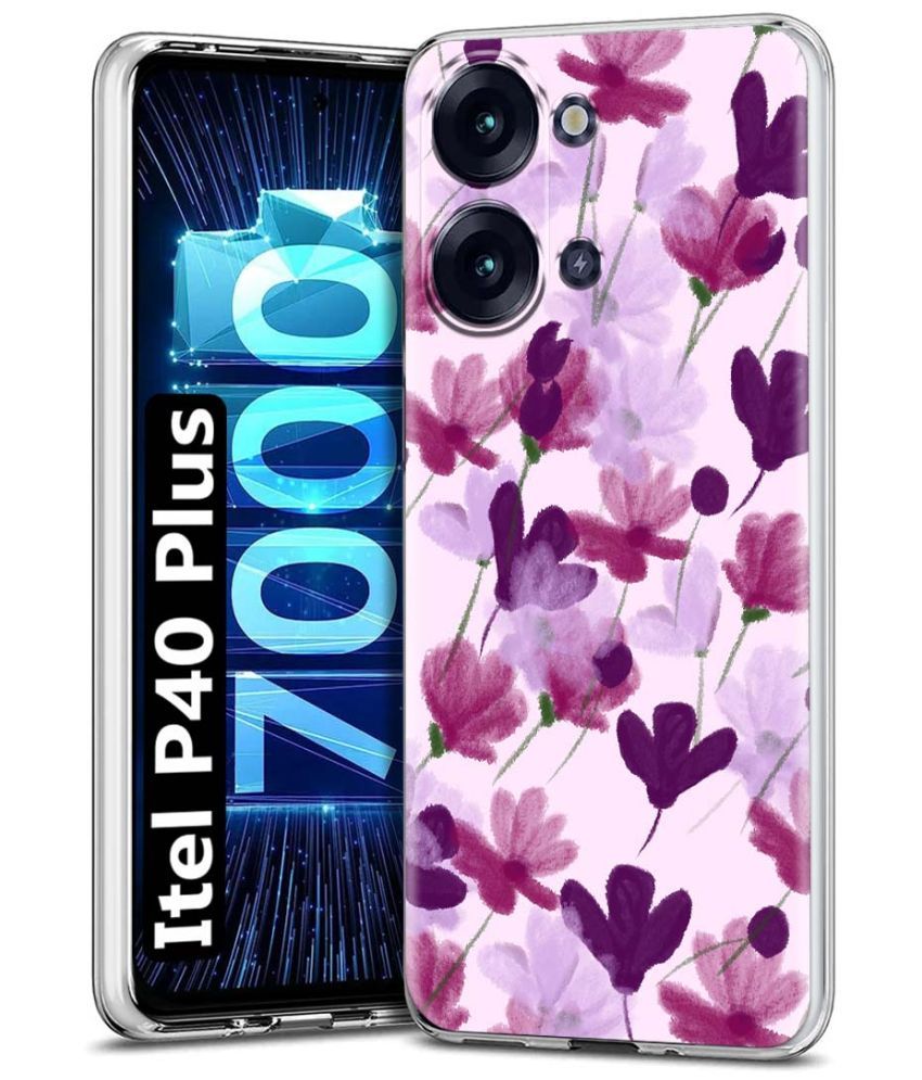     			Fashionury Multicolor Printed Back Cover Silicon Compatible For Itel P40 Plus ( Pack of 1 )