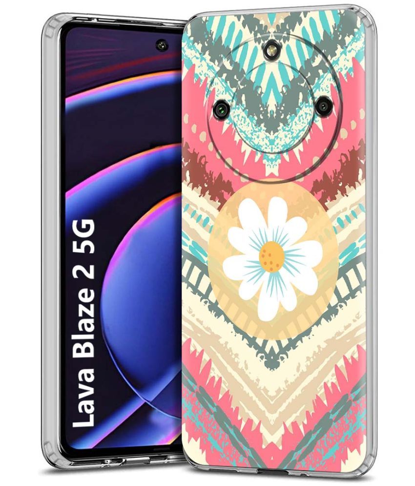     			Fashionury Multicolor Printed Back Cover Silicon Compatible For Lava Blaze 2 ( Pack of 1 )