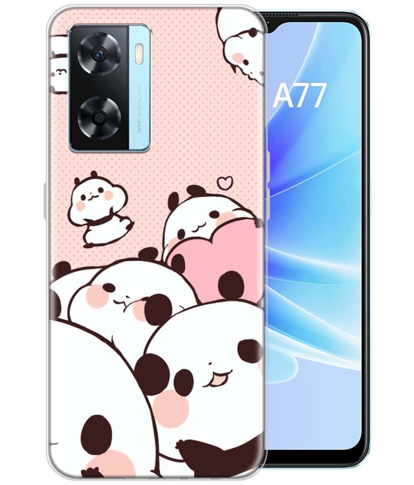     			Fashionury Multicolor Printed Back Cover Silicon Compatible For Oppo A77 ( Pack of 1 )