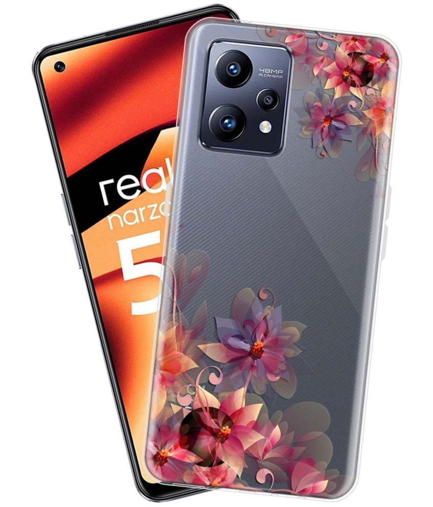     			Fashionury Multicolor Printed Back Cover Silicon Compatible For Realme Narzo 50 pro ( Pack of 1 )