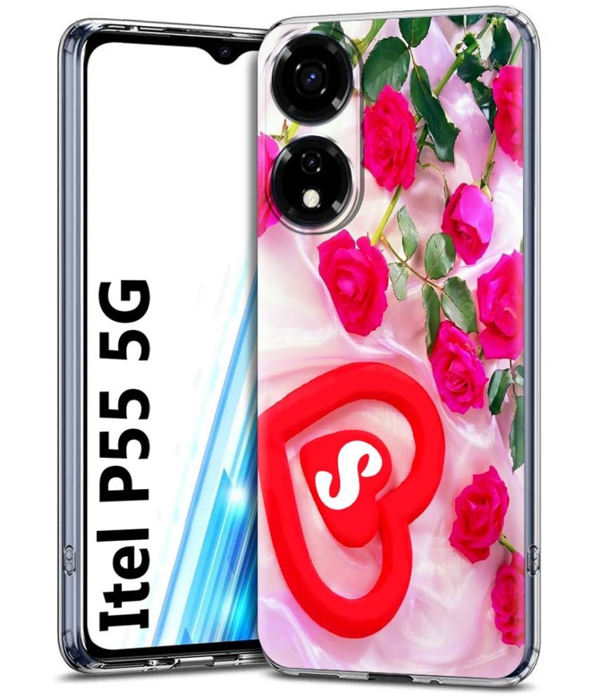     			Fashionury Multicolor Printed Back Cover Silicon Compatible For Itel P55 5G ( Pack of 1 )