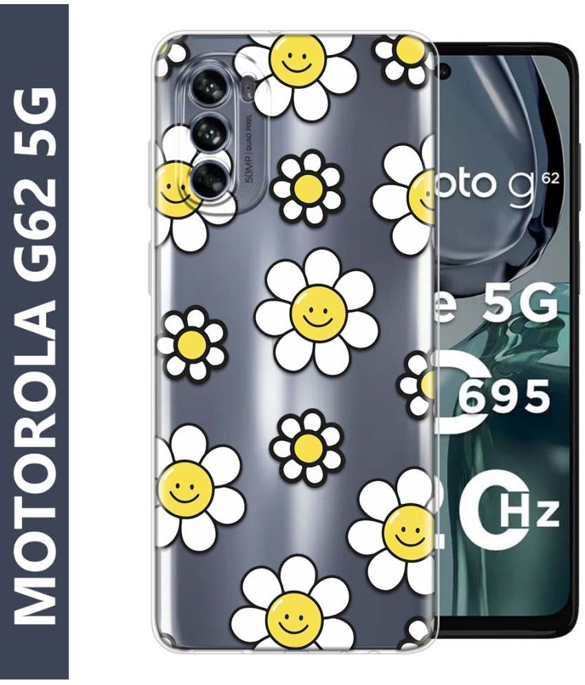     			Fashionury Multicolor Printed Back Cover Silicon Compatible For Motorola G62 5G ( Pack of 1 )