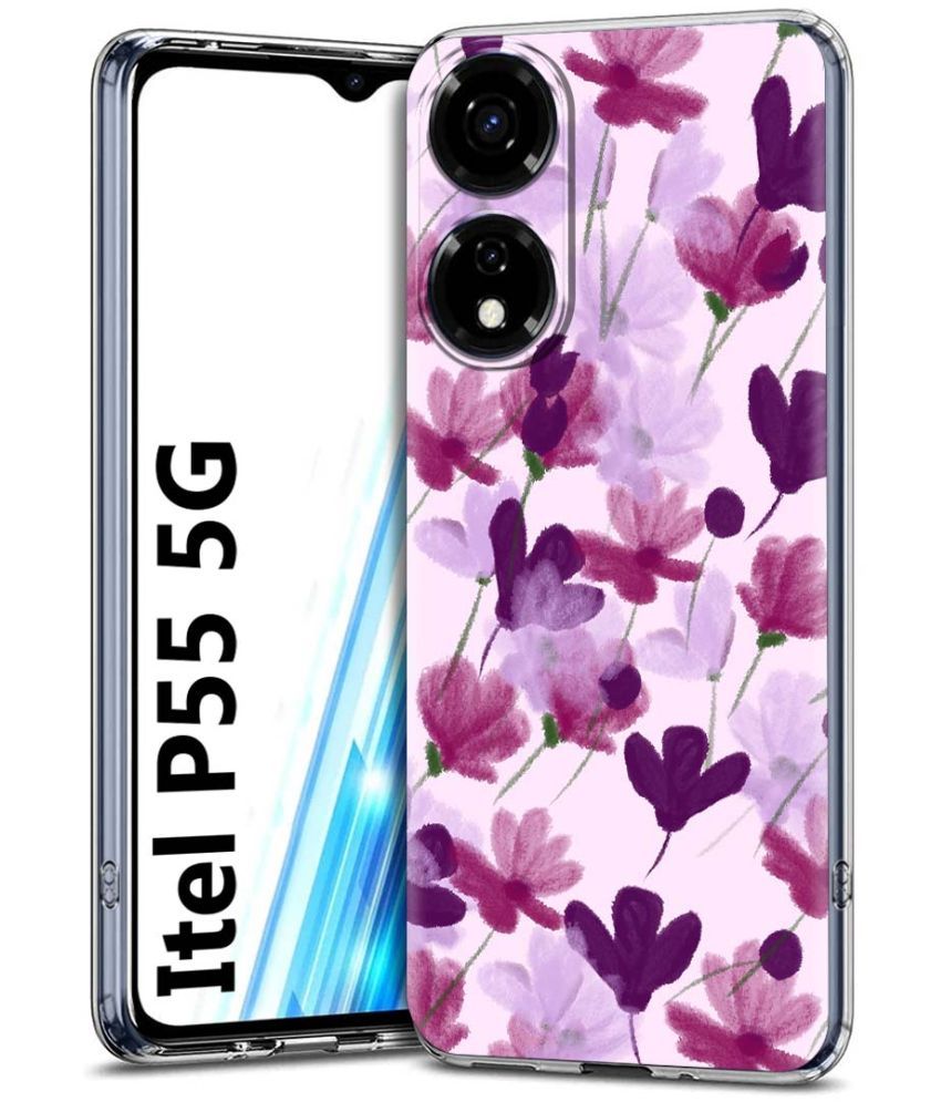     			Fashionury Multicolor Printed Back Cover Silicon Compatible For Itel P55 5G ( Pack of 1 )