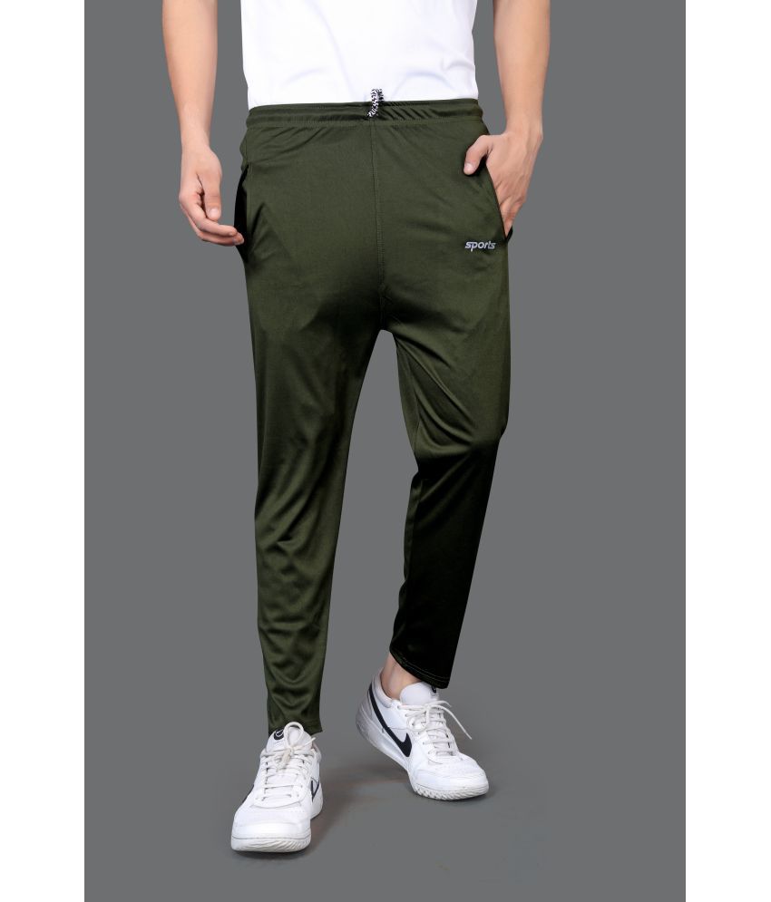     			Henzila Green Lycra Men's Trackpants ( Pack of 1 )