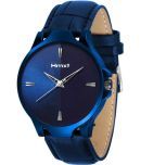 HMXT Blue PU Analog Men's Watch