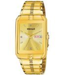 HMXT Gold Stainless Steel Analog Men's Watch