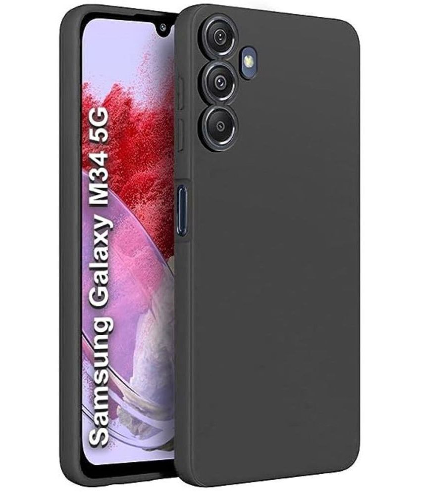     			Case Vault Covers Silicon Soft cases Compatible For Silicon Galaxy M34 ( Pack of 1 )