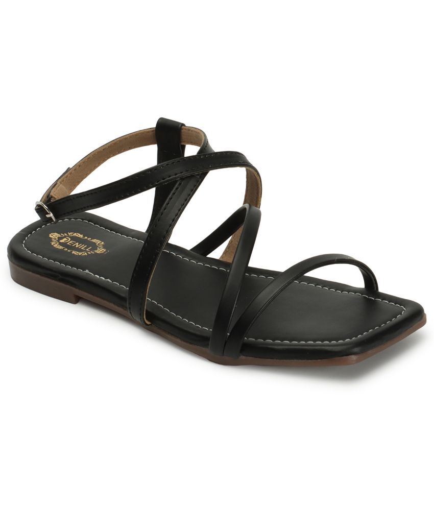     			Denill Black Women's Slide Flip Flop