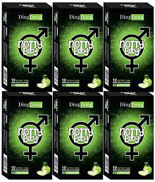 NottyBoy Fruit Flavoured Extra Thin Condoms For Men - 60 Units