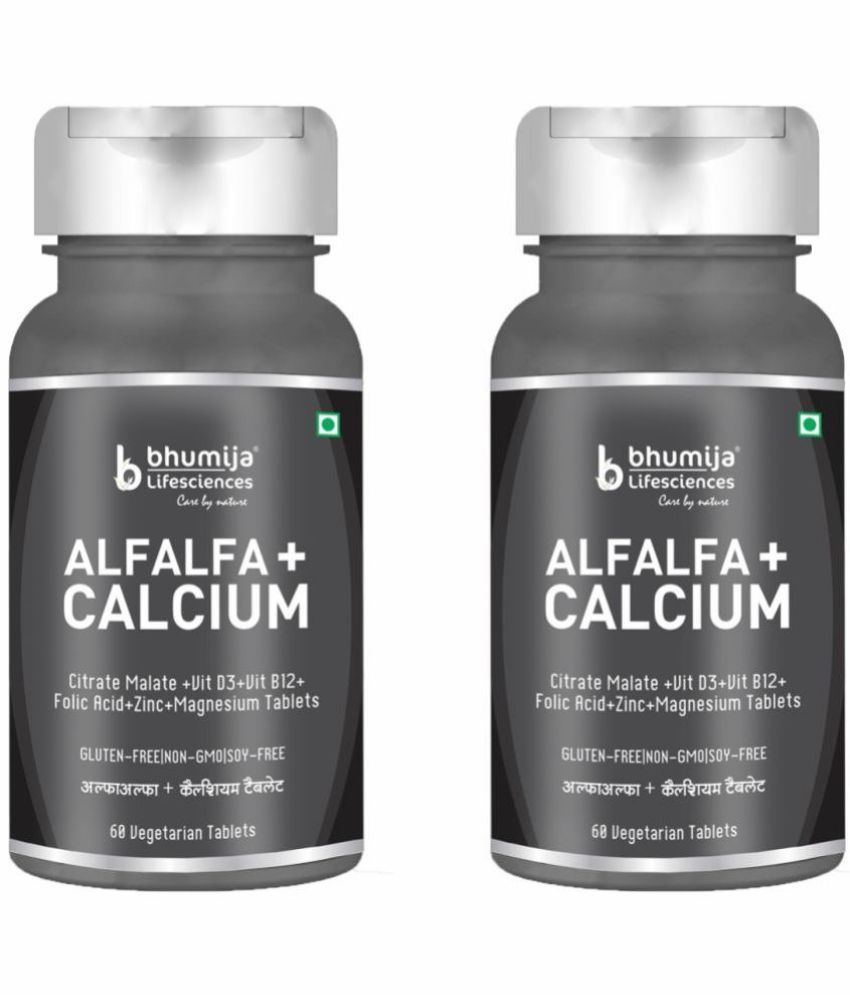     			Bhumija Lifesciences Alfalfa Calcium Tablet (Pack of 2)