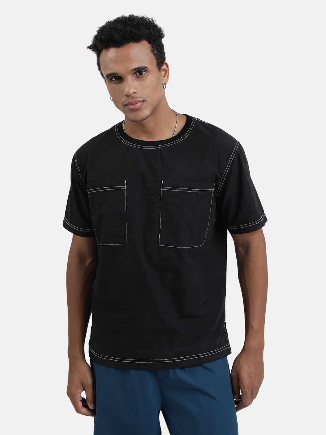     			Bene Kleed 100% Cotton Regular Fit Solids Half Sleeves Men's Casual Shirt - Black ( Pack of 1 )