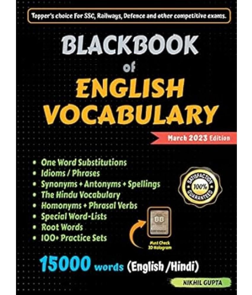     			Blackbook of English Vocabulary