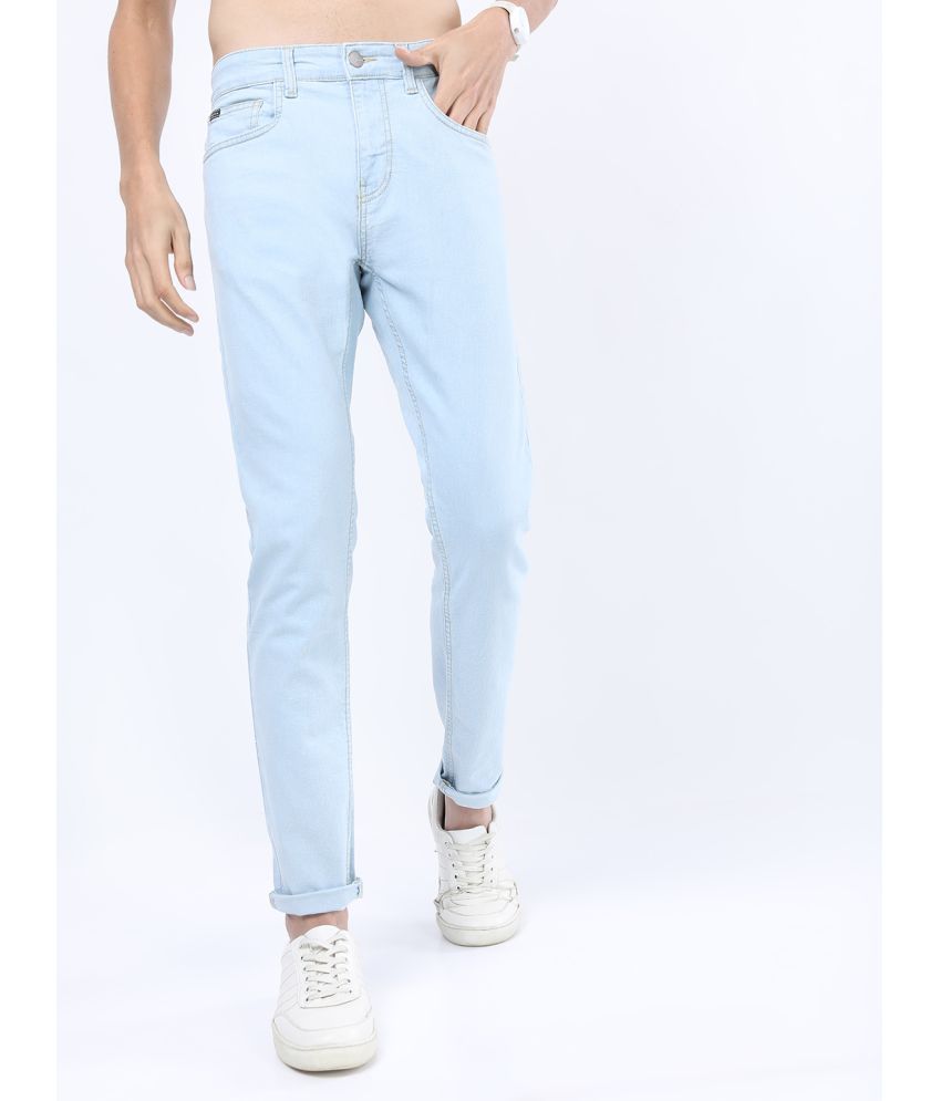     			Ketch Regular Fit Cuffed Hem Men's Jeans - Light Blue ( Pack of 1 )