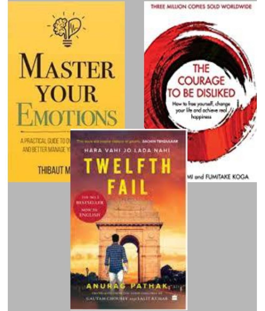     			Master Your Emotion + The Courage To Be Disliked + 12th Fail