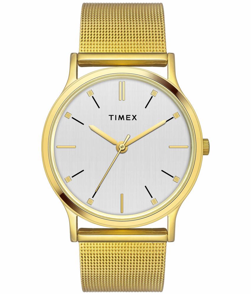     			Timex Gold Stainless Steel Analog Men's Watch