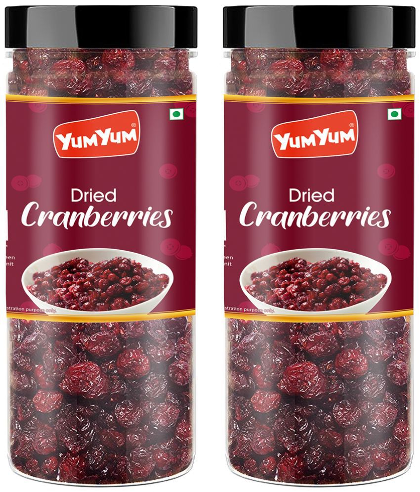     			YUM YUM Premium American Whole Dried Cranberry 300g (Pack of 2-150g Each) Cranberries (2 x 150 g)