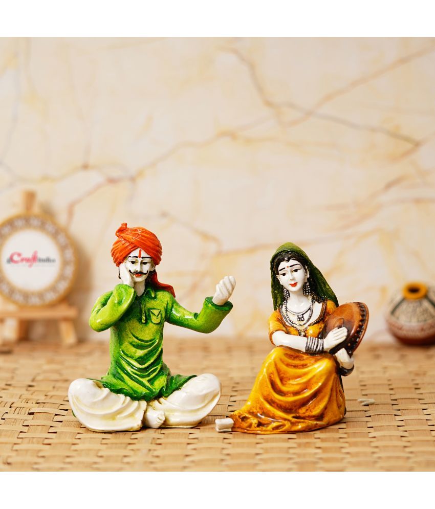     			eCraftIndia Couple & Human Figurine 15 cm - Pack of 2