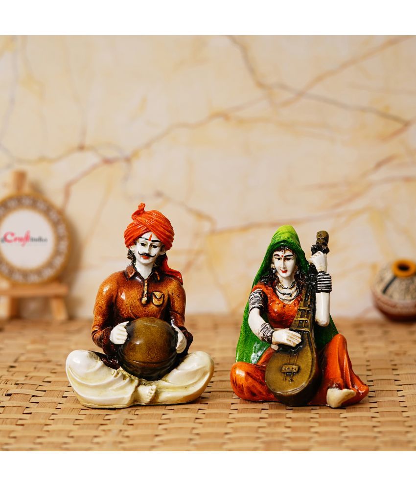     			eCraftIndia Couple & Human Figurine 15 cm - Pack of 2