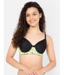 Clovia Polyester Heavily Padded Women's T-Shirt Bra ( Black )