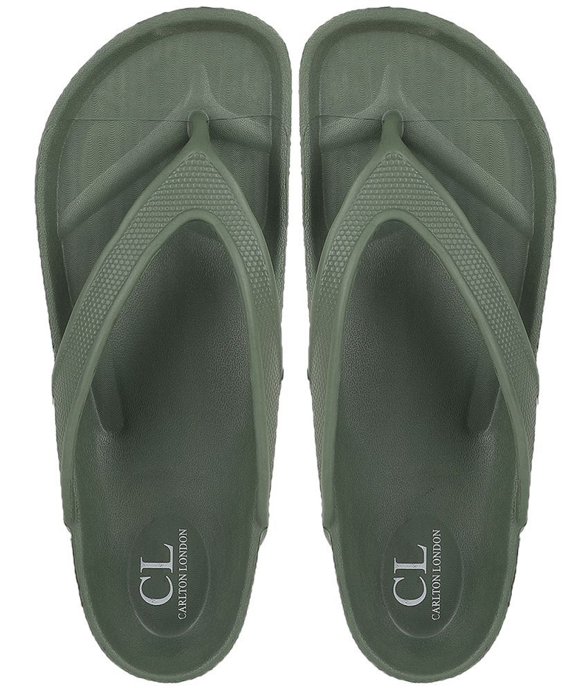     			Carlton London Olive Men's Daily Slipper