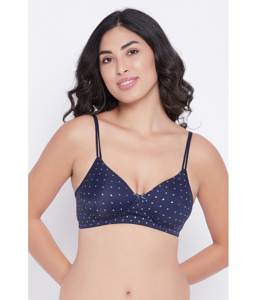     			Clovia Blue Polyester Heavily Padded Women's T-Shirt Bra ( Pack of 1 )