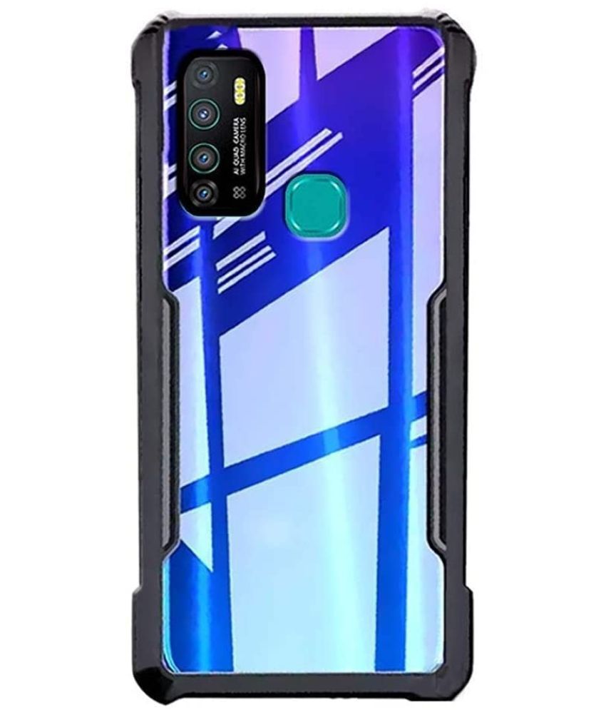     			Kosher Traders Shock Proof Case Compatible For Polycarbonate Infinix Hot 9 ( Pack of 1 )