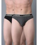 Pack of 2 Dollar Bigboss Assorted Solid Cotton Blend Men Brief