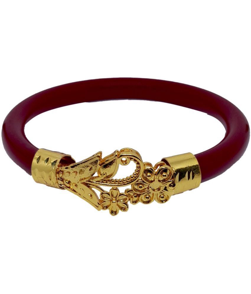     			Bovzen Red Bangle ( Pack of 1 )