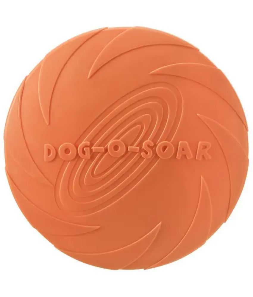     			Dog Toy Flying Disc Floating Water Bite Training Soft Rubber Dog Flying Disc