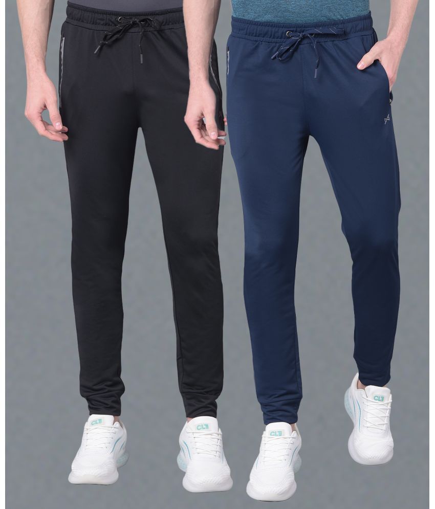     			Force NXT Multi Polyester Men's Sports Joggers ( Pack of 2 )