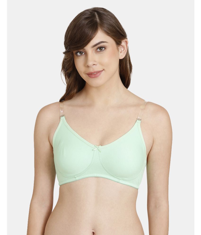     			Rosaline by Zivame Green Polyester Non Padded Women's T-Shirt Bra ( Pack of 1 )