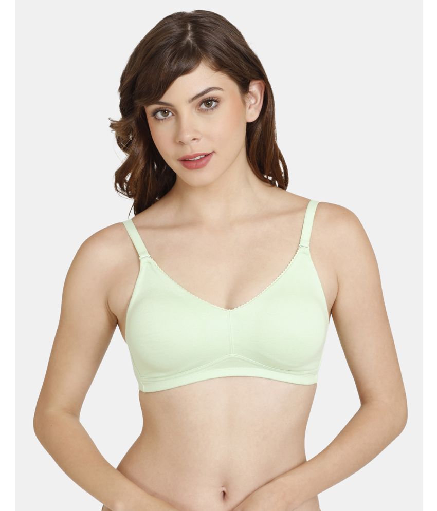     			Rosaline by Zivame Green Polyester Non Padded Women's T-Shirt Bra ( Pack of 1 )