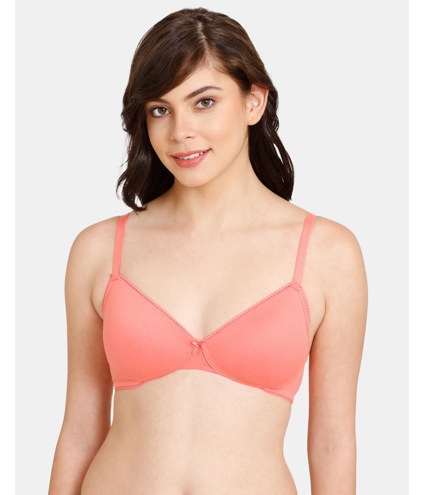     			Rosaline by Zivame Polyester Women's T-Shirt Bra ( Pink )