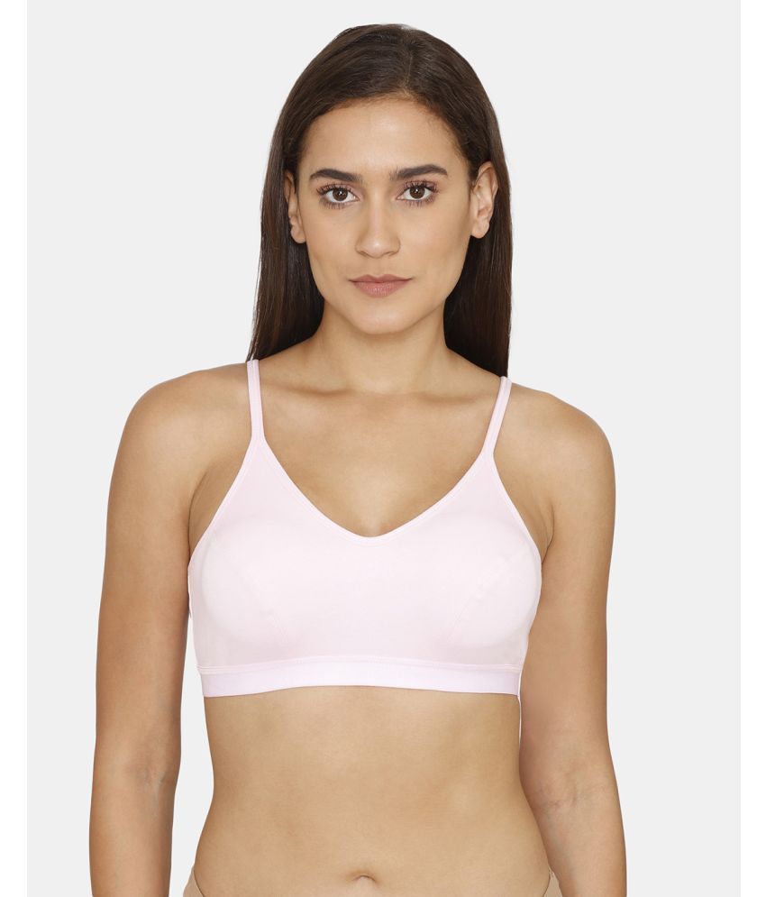     			Rosaline by Zivame Pink Polyester Non Padded Women's Bralette Bra ( Pack of 1 )