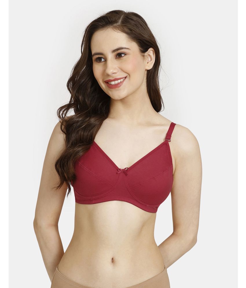     			Rosaline by Zivame Red Polyester Non Padded Women's T-Shirt Bra ( Pack of 1 )