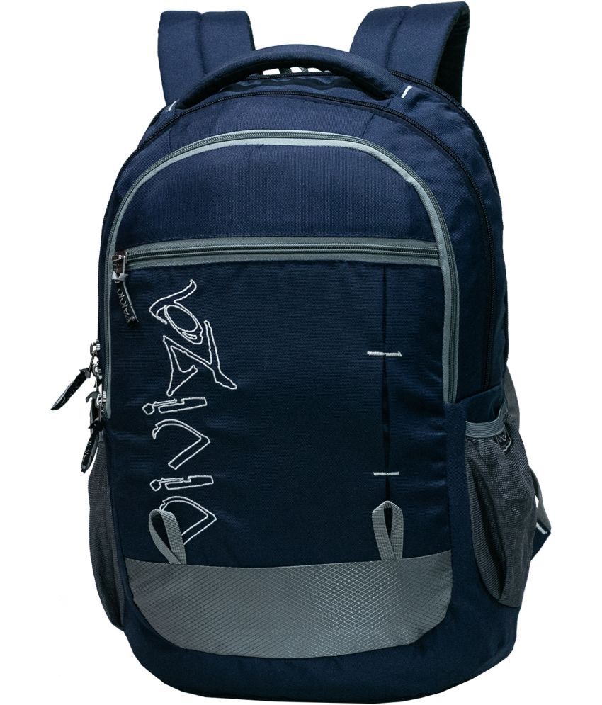     			Viviza Blue Polyester Backpack ( 26 Ltrs )