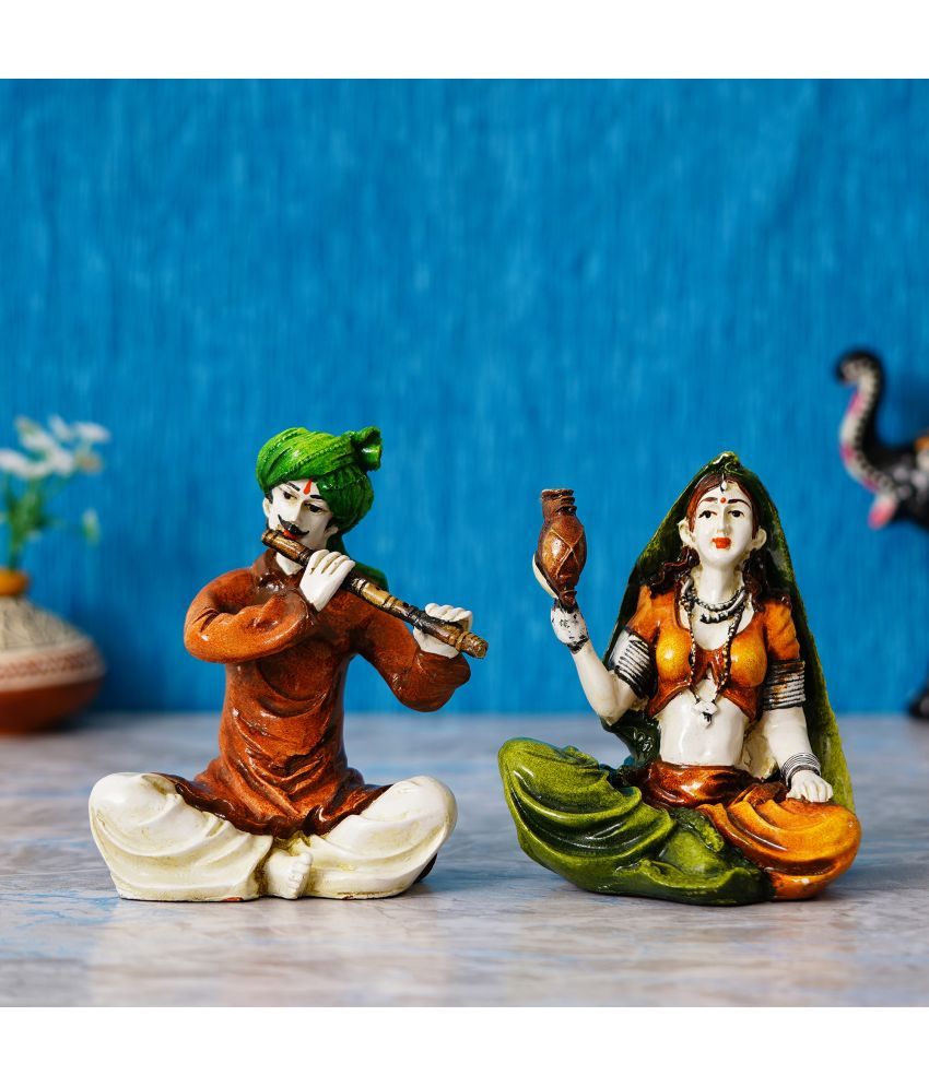     			eCraftIndia Couple & Human Figurine 13 cm - Pack of 2