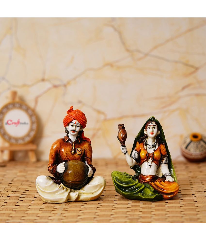     			eCraftIndia Couple & Human Figurine 13 cm - Pack of 2