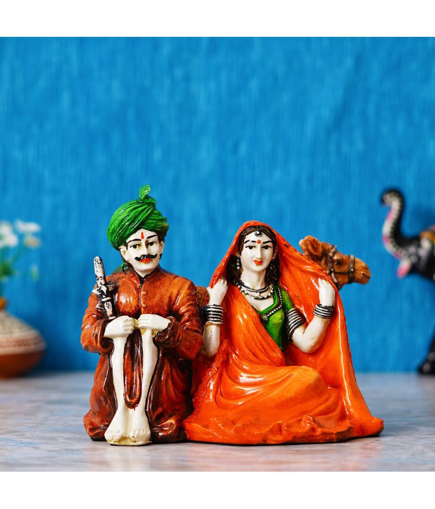     			eCraftIndia Couple & Human Figurine 16 cm - Pack of 2