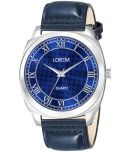 Lorem Blue Leather Analog Men's Watch