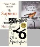 Sapiens + Man's Search For Meaning + To Kill a Mockingbrd