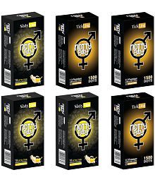 NottyBoy Extra1500 Dots and Banana Flavour Thin Condom Combo Pack - 60 Units