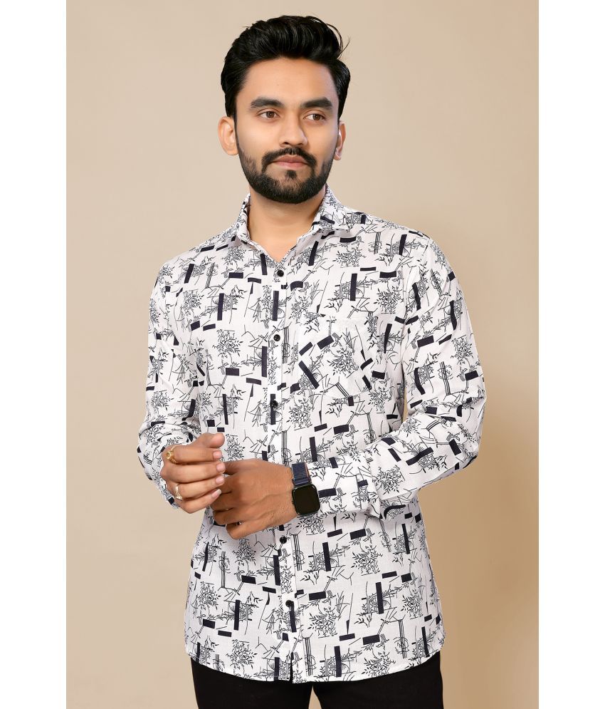     			Anand Cotton Blend Regular Fit Printed Full Sleeves Men's Casual Shirt - Multicolor ( Pack of 1 )
