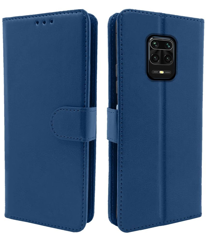     			Balkans Blue Flip Cover Artificial Leather Compatible For Xiaomi Redmi Note 9 Pro ( Pack of 1 )