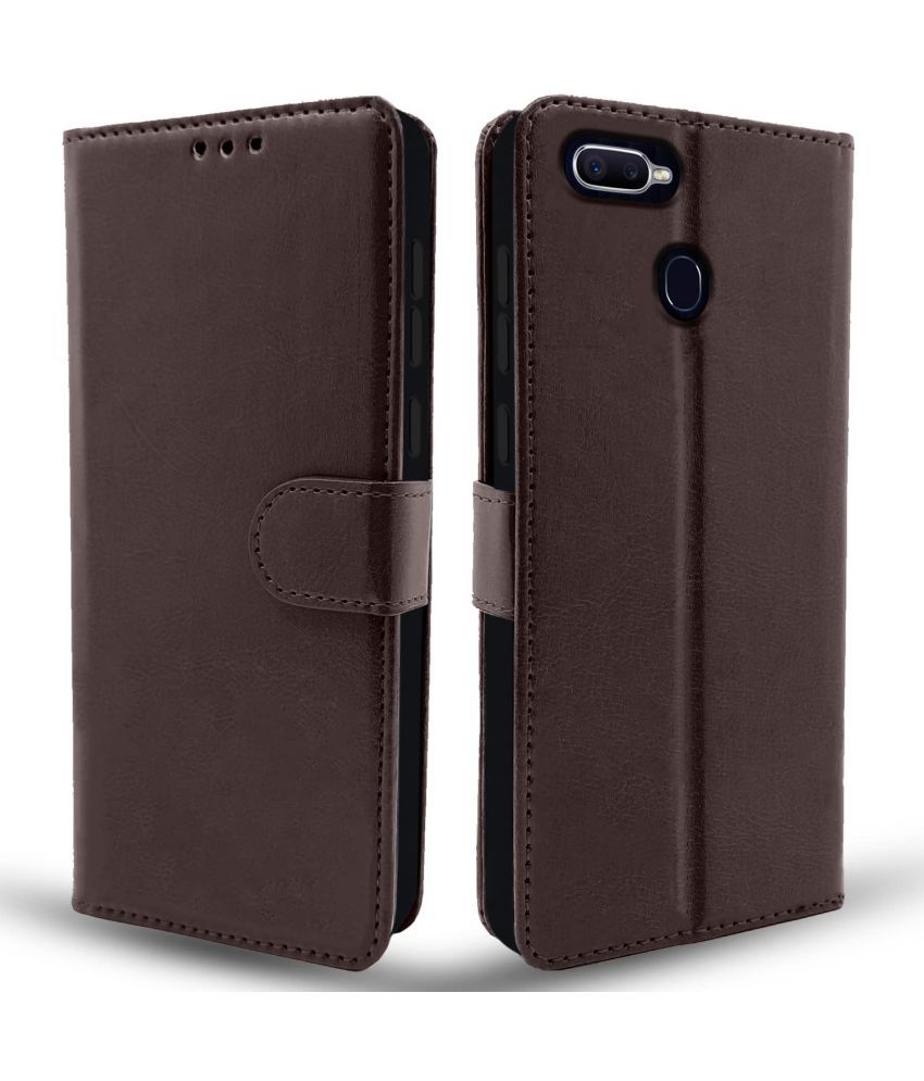     			Balkans Brown Flip Cover Artificial Leather Compatible For RealMe 2 Pro ( Pack of 1 )