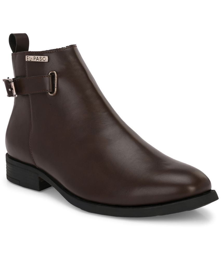     			El Paso Brown Men's Chelsea Boots