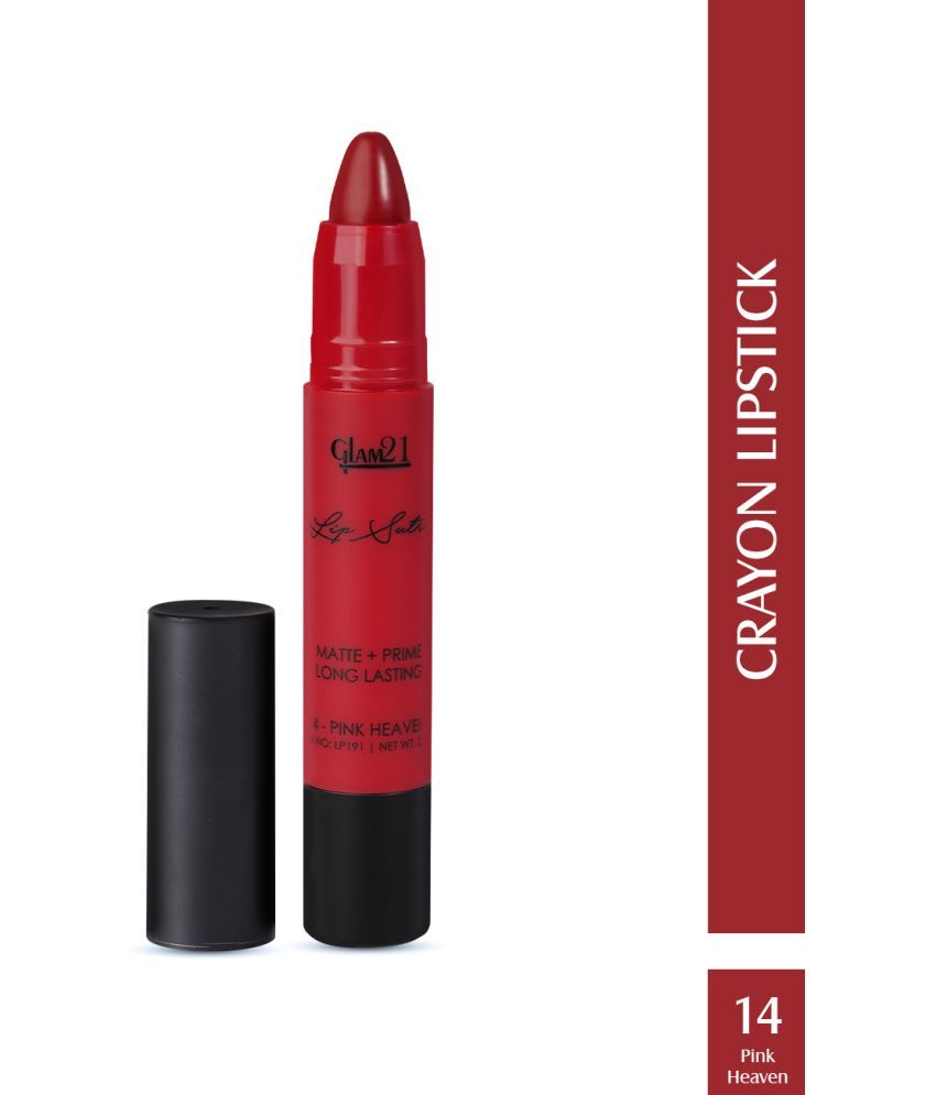     			Glam21 Lip Sutra NonTransfer Crayon Lipstick Lightweight & Comfortable 2.8g Pink Heaven-14